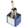 APEM Toggle Switch, Panel Mount, On-On DPST, Solder Terminal, 30 V dc, 250 V ac 5646AK