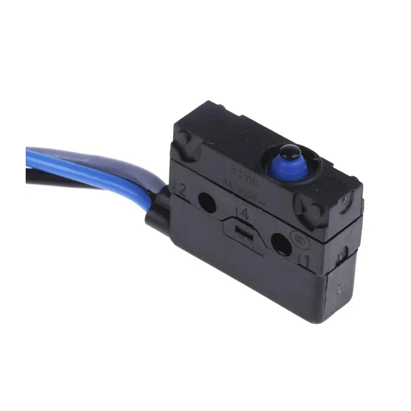 Crouzet Button Micro Switch 6A 250V ac SPDT Solder Terminal IP67 83186003