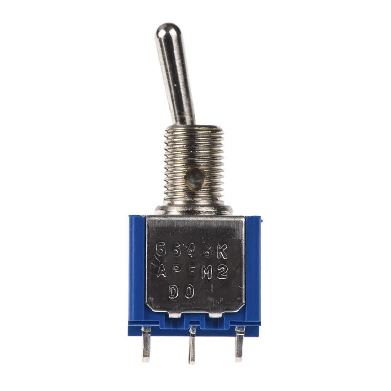 APEM Toggle Switch, Panel Mount, On-On DPST, Solder Terminal, 30 V dc, 250 V ac 5646AK