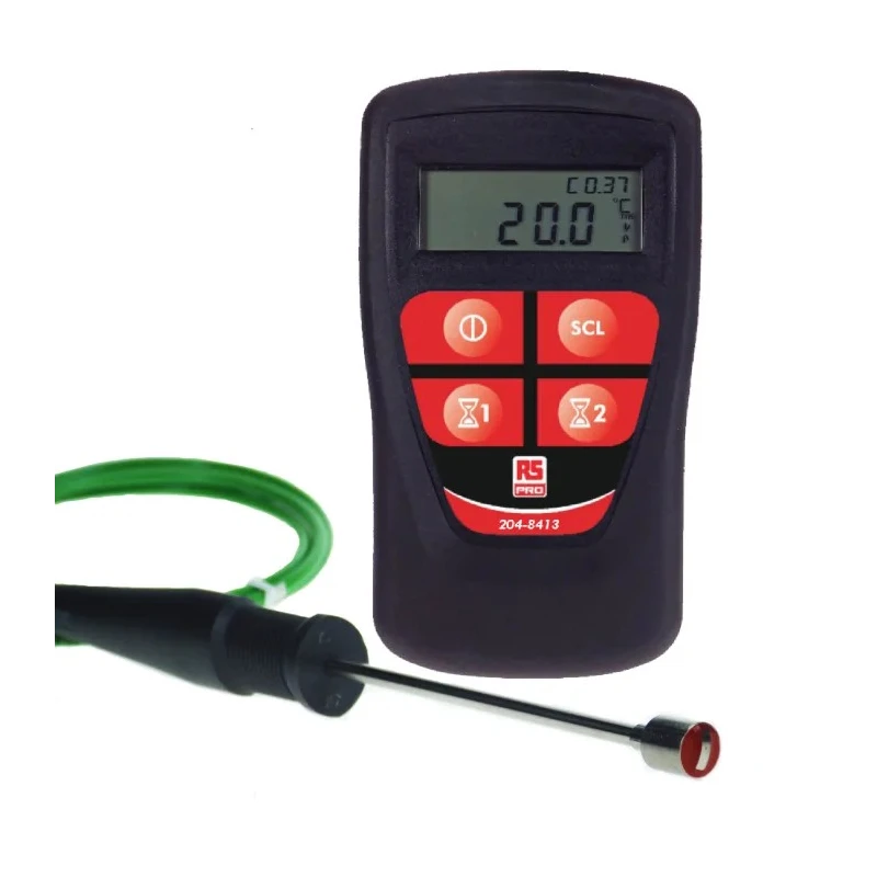 RS PRO Legionella Digital Thermometer Kit Surface Immersion Probe 1 Input ±0.2°C Accuracy CLEGK1