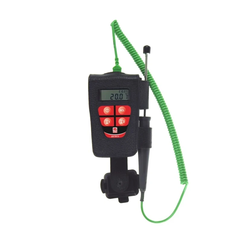 RS PRO Surface Immersion Probe Digital Thermometer Kit 1 Input 1372 °C Max ±0.2°C Accuracy FMK2