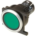 EAO 61 Series Green Latching Mushroom Push Button Head 25mm Diameter IP65 IP65