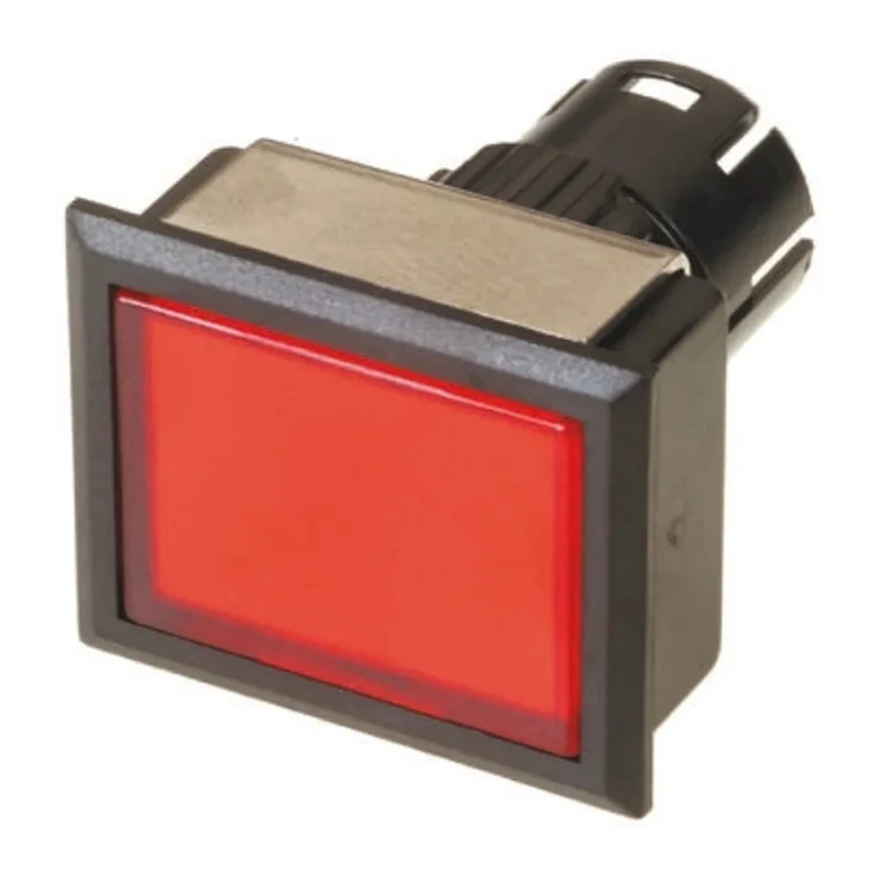 EAO 61 Series Red Latching Illuminated Push Button Head IP65 Protection Switzerland 