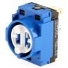 EAO Push Button Contact Block 250V AC 6A 1 CO Solder Lug/Quick Connect 61 Series 61-8470.22