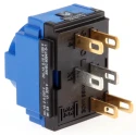 EAO Push Button Contact Block 250V AC 6A 1 CO Solder Lug/Quick Connect 61 Series 61-8470.22