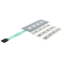 APEM IP65 4 Key Keypad, Membrane Operation, Common Point Output, 