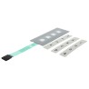 APEM IP65 4 Key Keypad, Membrane Operation, Common Point Output,