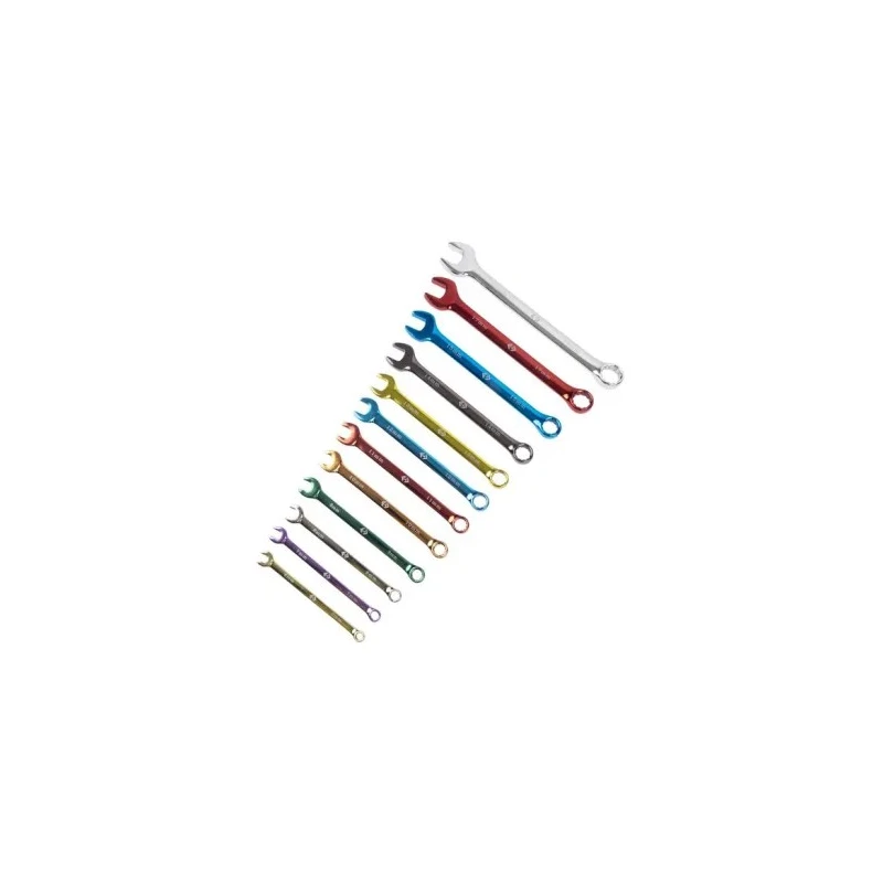 CK 12-Piece Combination Spanner Set, 6 To 19 mm, Chrome Vanadium Steel T4346M12ST