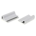 Essentra White Noryl Cable Clip Self-Adhesive 14.3mm Length 25.4mm Width 4.6mm Depth CFCC-03-RT