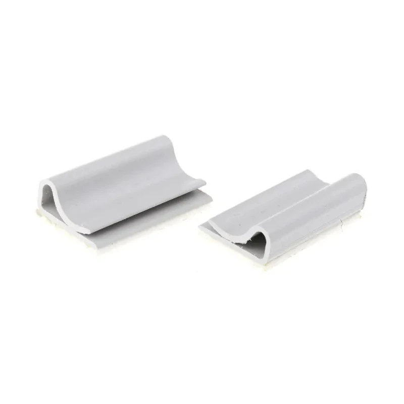 Essentra White Noryl Cable Clip Self-Adhesive 14.3mm Length 25.4mm Width 4.6mm Depth CFCC-03-RT