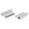 Essentra White Noryl Cable Clip Self-Adhesive 14.3mm Length 25.4mm Width 4.6mm Depth CFCC-03-RT