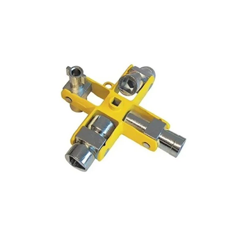 CK Cast Alloy 4-way Cross Wrench Multipurpose Cabinet Key T4451-2