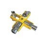 CK Cast Alloy 4-way Cross Wrench Multipurpose Cabinet Key T4451-2