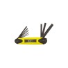 CK 8 Piece Folding Imperial Hex Key Set, Hex Size 1.5 to 8 mm T4406