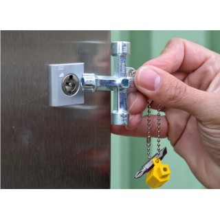 CK Cast Alloy 12-Way Cross Wrench Cabinet Wrench-Key T4455