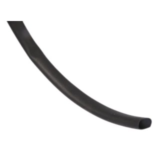 TE Connectivity Black Heat Shrink Tubing, 4.8 mm Sleeve Diameter x 10 m Length, 2:1 Shrink Ratio, Elastomer DR-25-3/16-0-10