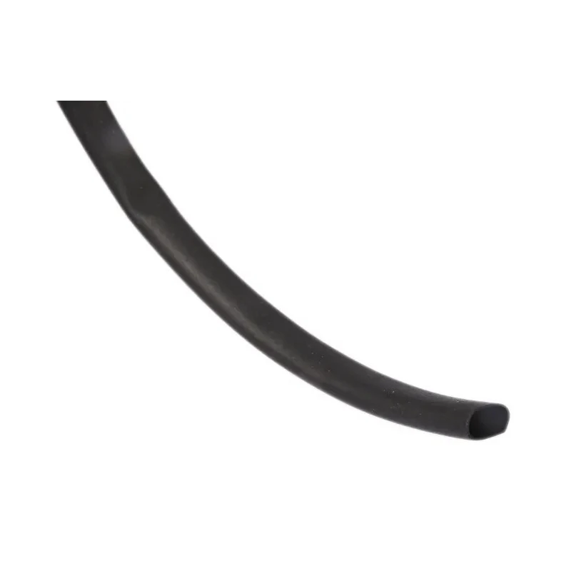 TE Connectivity Black Heat Shrink Tubing, 4.8 mm Sleeve Diameter x 10 m Length, 2:1 Shrink Ratio, Elastomer DR-25-3/16-0-10