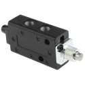 Norgren Plunger Pneumatic Manual Control Valve X30 Series, G 1/8 Threaded Connection, 5/2 Valve Function, 10 bar X3044002