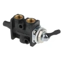 Norgren Pneumatic Manual Control Valve SUPER X Series Toggle Control, G 1/8 Port, 3/2 Function, Zinc Alloy Body, 10 03040302