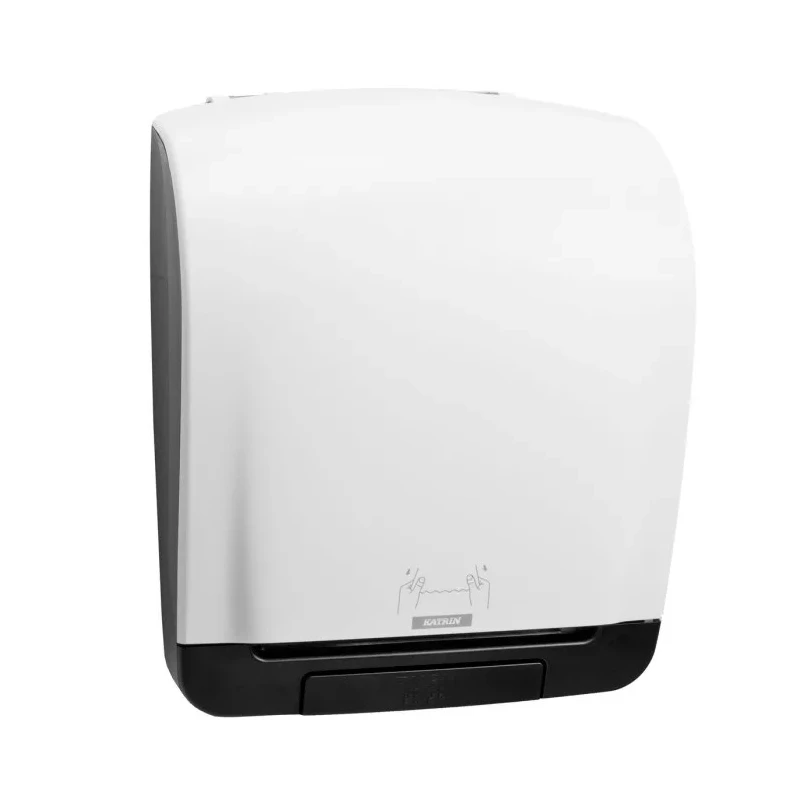 Katrin White Plastic Hand Towel Roll Dispenser, 239 mm 90045