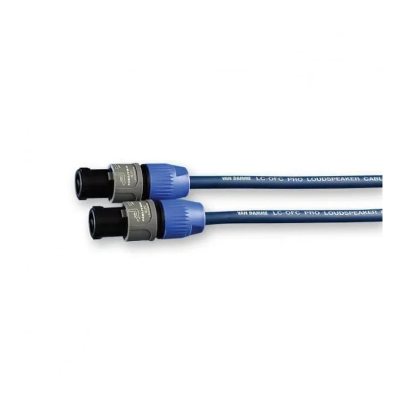 Van Damme 2 Core Stranded Copper Speaker Cable Blue PVC Jacket 5 m 102662363