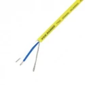Van Damme Multipair Installation Cable Classic XKE Series, 100 m Length, Stranded Copper Conductor, Yellow PVC 268068040100