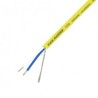 Van Damme Multipair Installation Cable Classic XKE Series, 100 m Length, Stranded Copper Conductor, Yellow PVC 268068040100