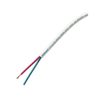 Van Damme 2 Core Speaker Cable White 100 m LSZH Copper Conductor 70°C 278575090