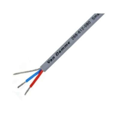 Van Damme 2 Core 0.52 mm² CSA Screened Multicore Instrument Cable 6 mm OD 100 m Length 268612080