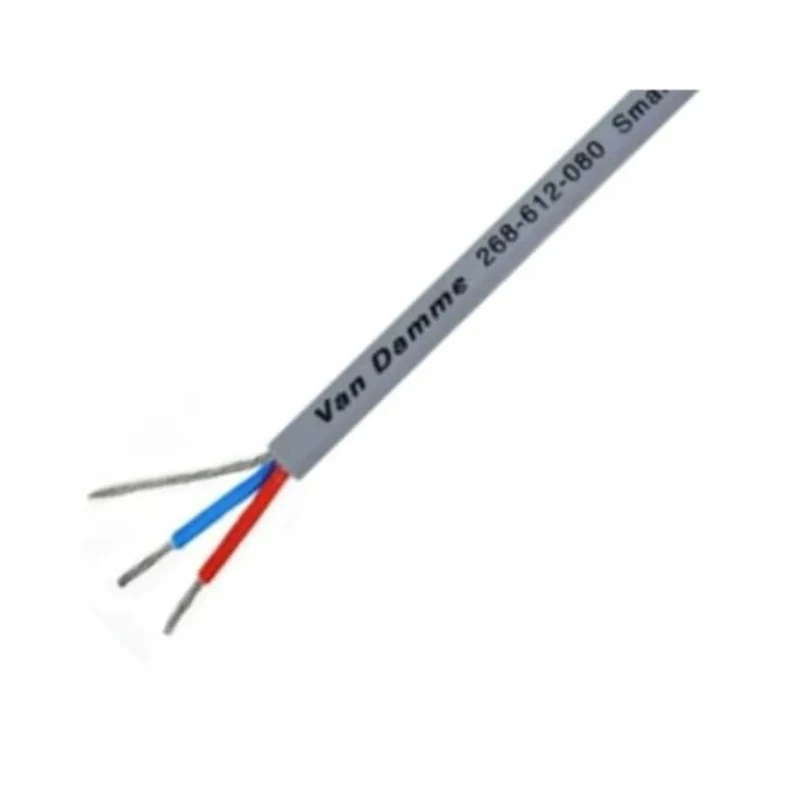 Van Damme 2 Core 0.52 mm² CSA Screened Multicore Instrument Cable 6 mm OD 100 m Length 268612080