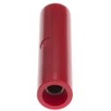 Hirschmann Test & Measurement Red Banana Coupler with Brass Contacts Nickel Plated 930109101