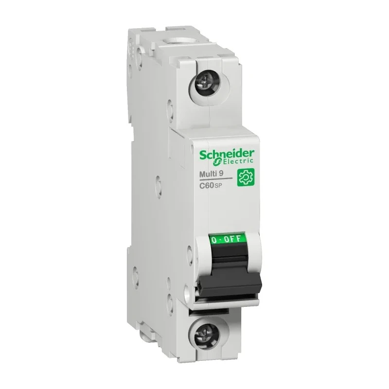 Schneider Electric Multi9 C60SP Miniature Circuit Breaker, 1-Pole, 4A, Type C, 60 V DC, 10 kA Breaking Capacity M9F22104