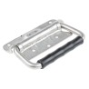 RS PRO Stainless Steel Fold-Down Heavy Duty Carrying Handle with Leaf Spring, Moulded Comfort Grip, 70kg Load 750-244