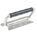 RS PRO Stainless Steel Fold-Down Heavy Duty Carrying Handle with Leaf Spring, Moulded Comfort Grip, 70kg Load 750-244