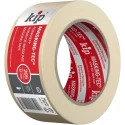 KIP Beige 205 Masking Tape 48mm Width x 50m Length, Paper Backing, Natural Rubber Adhesive 205-47 221610