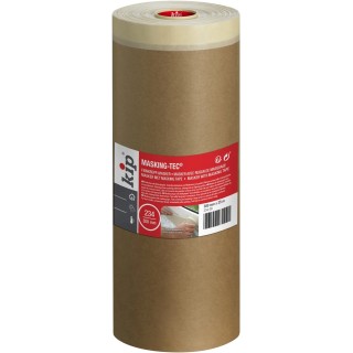 KIP Beige Masking Tape 300mm x 25m Natural Rubber Adhesive Paper Backing 0.16mm Thickness Model 234-29 221642