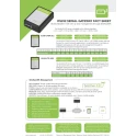 Siretta RS232, RJ12 2G, 4G, 3G Modem Starter Kit 10Mbps SL500-LTE1 (EU) STARTER KIT