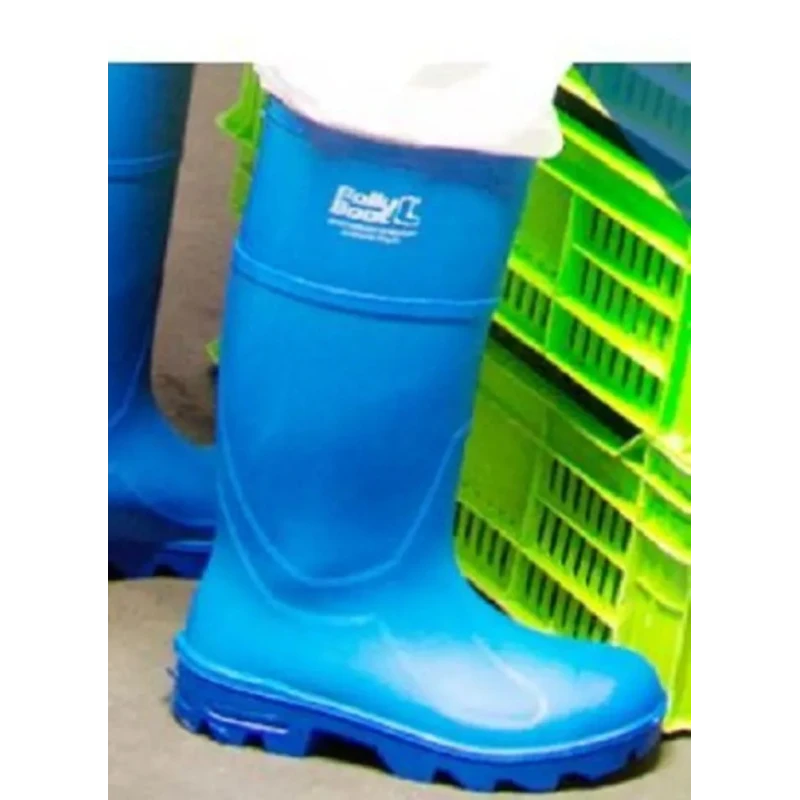 Pollyboot Steel Toe Capped Unisex Safety Boots Size UK 10 EU 44 Slip Resistant PO-44