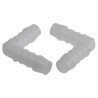 RS PRO Hose Connector 10 mm ID Push-on, Male to Male, Acetal Body, Germany 795-483