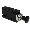 Norgren Mechanical Knob Control Valve 304 Series G G 1/8 Thread, 3/2 Function, Zinc Body, Black Control Button 03042402