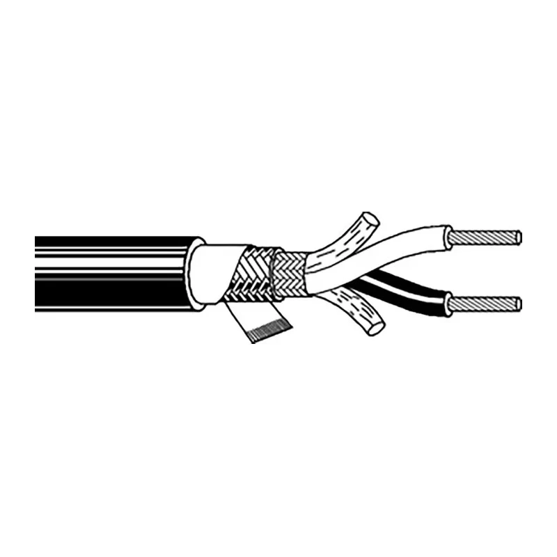 Belden 2 Core Screened Audio Cable 6.65 mm OD 152 m Length, Copper Conductor, 600V, EPDM Jacket 8412 010U500