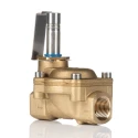 Buschjost Solenoid Pilot Valve 3/8 in Push-in Port, Brass Body, NC Valve Function, 16 bar Max Operating 8240100.9100.00000
