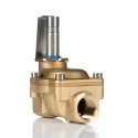 Buschjost Solenoid Pilot Valve 3/8 in Push-in Port, Brass Body, NC Valve Function, 16 bar Max Operating 8240100.9100.00000