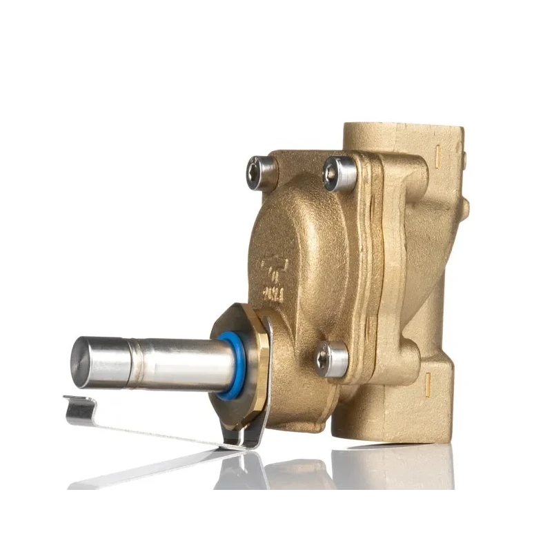 Buschjost Solenoid Pilot Valve 3/8 in Push-in Port, Brass Body, NC Valve Function, 16 bar Max Operating 8240100.9100.00000