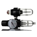 Norgren 1/4 in G Filter Regulator Lubricator with Automatic Drain and 40 μm Filtration Size Integrated Pressure P1H-200-A3QG