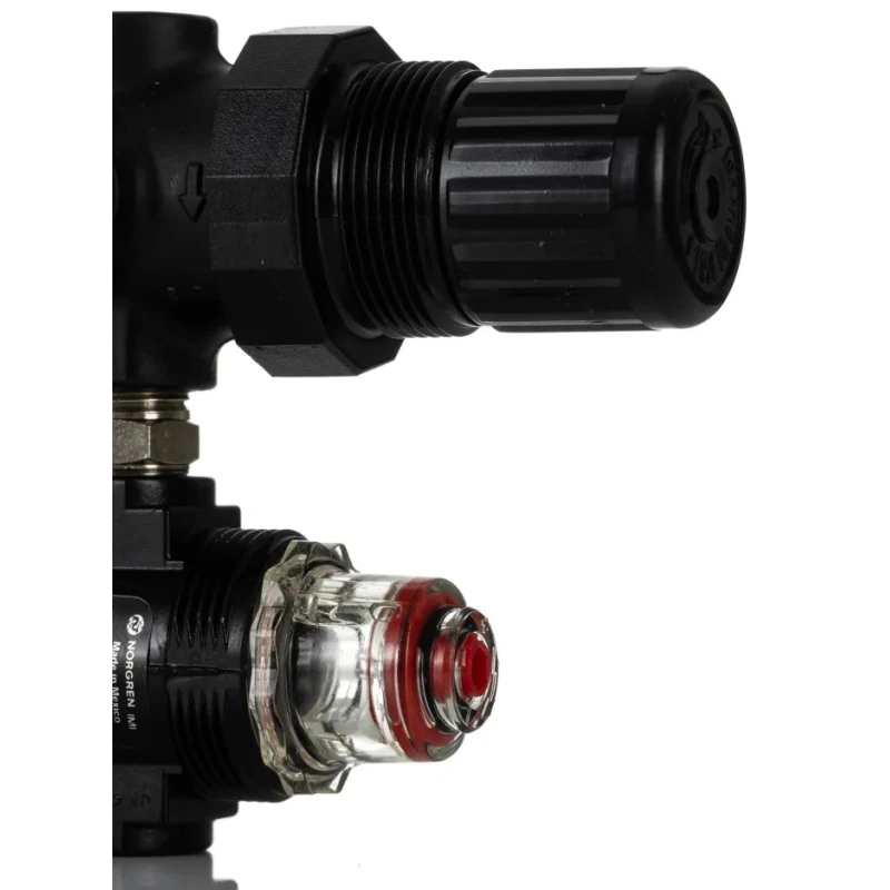Norgren 1/4 in G Filter Regulator Lubricator with Automatic Drain and 40 μm Filtration Size Integrated Pressure P1H-200-A3QG