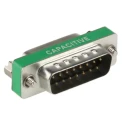 RS PRO 15 Way Male D-Sub Connector Adapter Steel Backshell EMI Shielding 238-7359