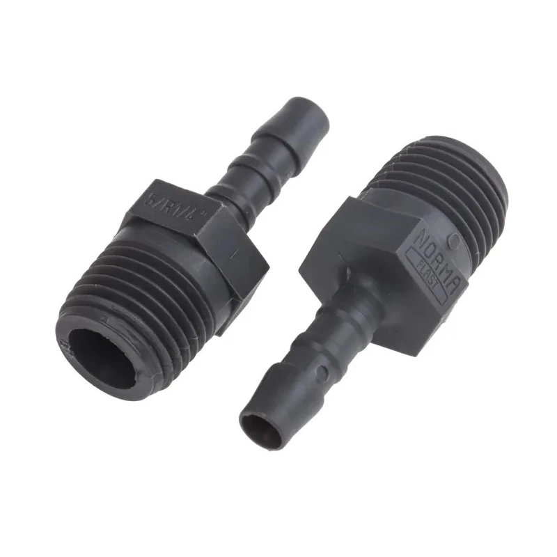RS PRO Nylon Straight Hose Connector 5 mm ID Male BSP Threaded 1/4 in Connection 795-095