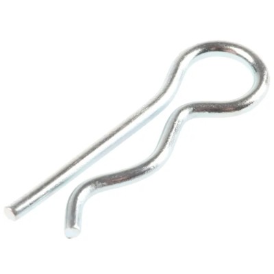 RS PRO Steel Bright Zinc-Plated Retaining Clip 1/4 in Diameter 839-274