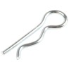 RS PRO Steel Bright Zinc-Plated Retaining Clip 1/4 in Diameter 839-274
